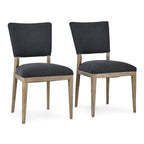 Chaise de salle à manger capitonnée