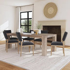Chaise de salle à manger capitonnée