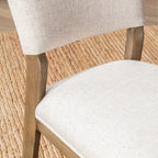 Chaise de salle à manger capitonnée